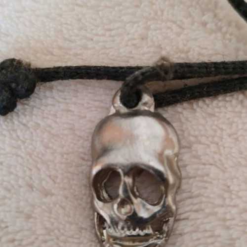 Silver necklace vintage 80's used
