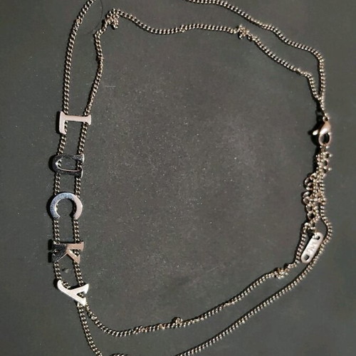 Steel necklace Lucky new