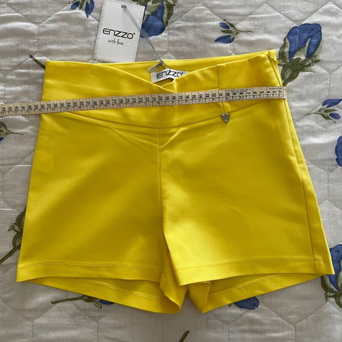 Enzzo women's shorts new with tag, yellow, size M