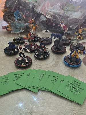 Wizkids Heroclix φιγούρες X-Men σαν καινούργιες, πακέτο 11 τεμαχίων