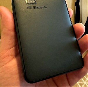 Western Digital Elements Portable USB 3.0 External 2.5" HDD 1TB Black