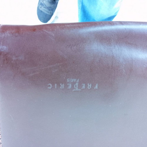 Frederick leather shoulder bag Paris like new, brown