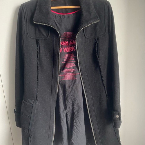 DKNY JEANS coat used black size Medium