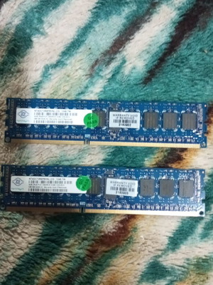 2x4GB NANYA PC3 2RX8 10600R DDR3 RDIMM RAM kit
