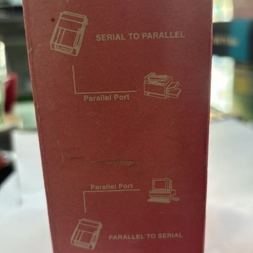 Computer parallel to serial port converter, collectible