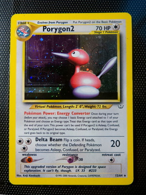 Κάρτα Pokemon Porygon2 Holo Neo Revelation 12/64