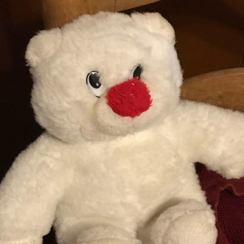 Collectible stuffed bear used