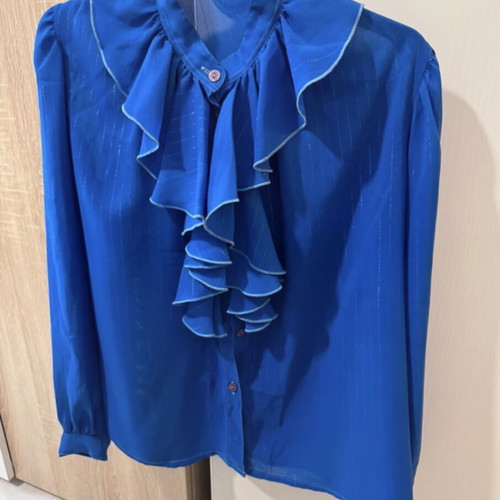 Blue shirt used, one size