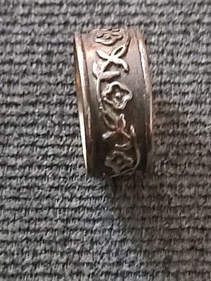 Engraved vintage ring used