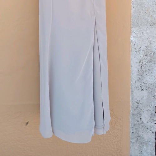 Demetrios evening dress like new, size M 38 10, beige