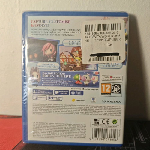 World Of Final Fantasy Day One Edition for PlayStation Vita new