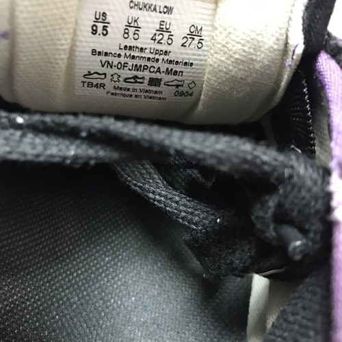 Vans Chukka Low sneakers size 42.5 like new purple