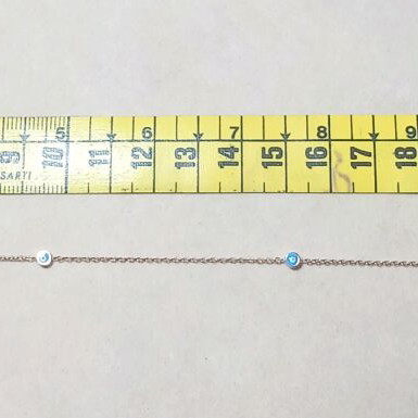 Silver Gold-Plated Anklet Chain