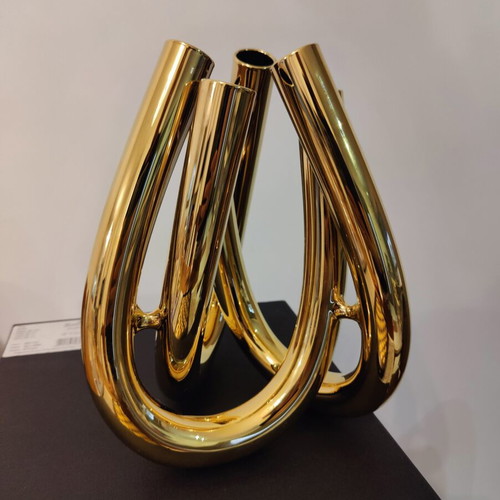 Rosenthal Triu Gold Vase 22 cm like new
