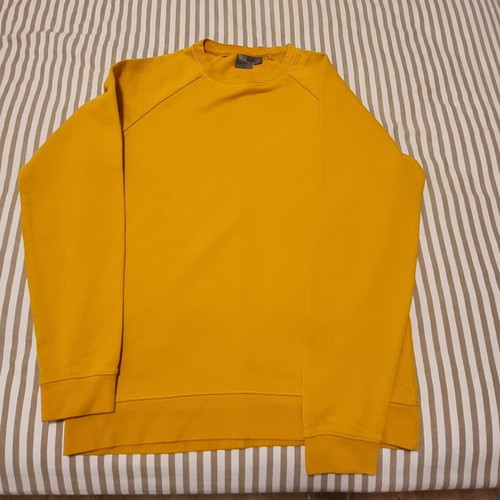 ASOS long sleeve shirt, orange, size M