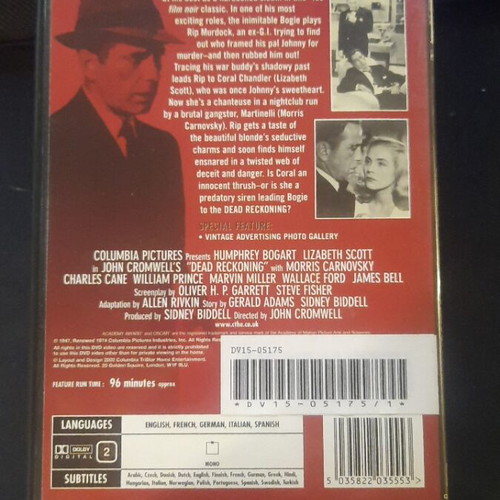 Dead Reckoning DVD used with Greek subtitles