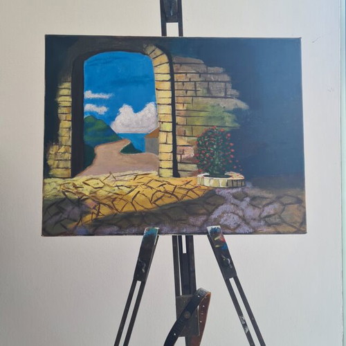 Acrylic painting 45x35cm new
