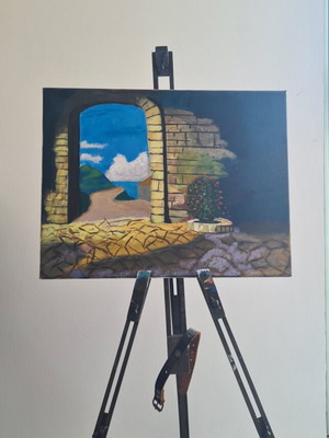 Acrylic painting 45x35cm new