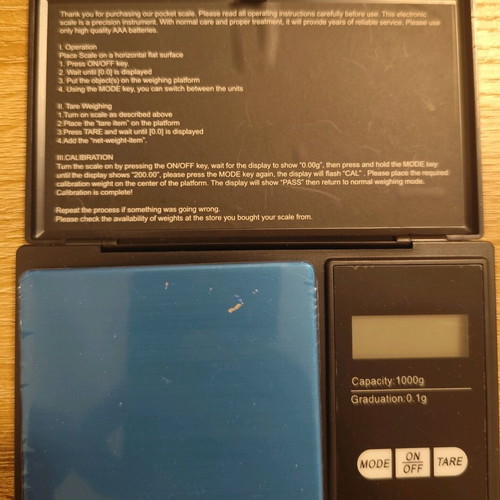 Professional Mini digital precision scale 1000g 0.1g new