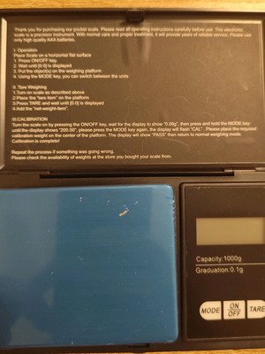 Professional Mini digital precision scale 1000g 0.1g new