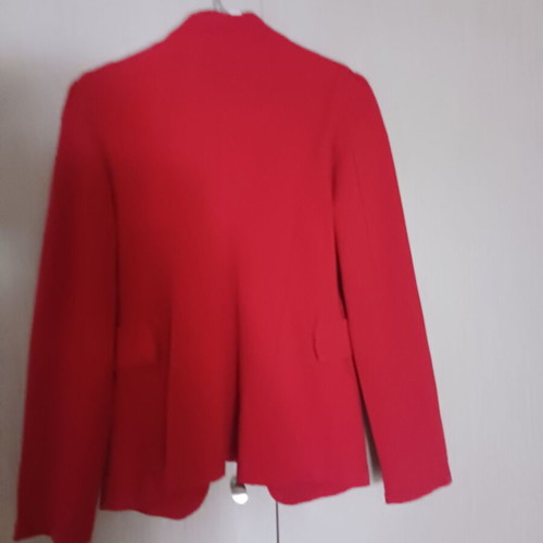 Cotton jacket red XS/S used M Made In Italy