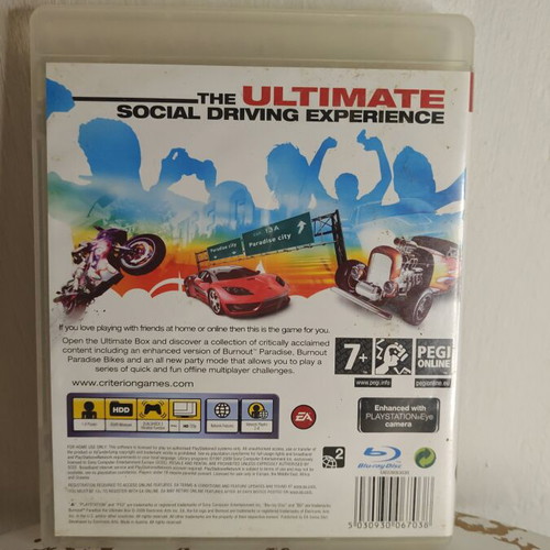 Burnout Paradise The Ultimate Box PlayStation 3 game