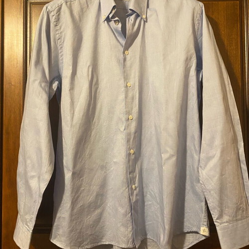 Men's light blue cotton shirt XL like new