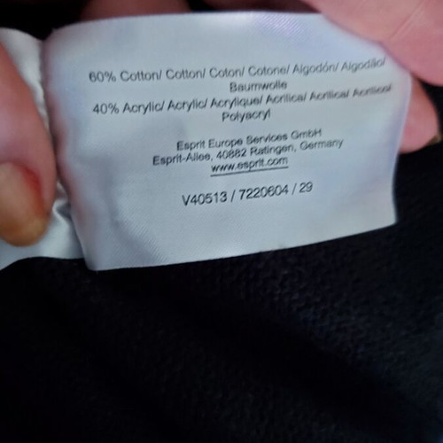 EDC by Esprit βαμβακερό φόρεμα τύπου τουνίκ, ανθρακί, μέγεθος M-XL