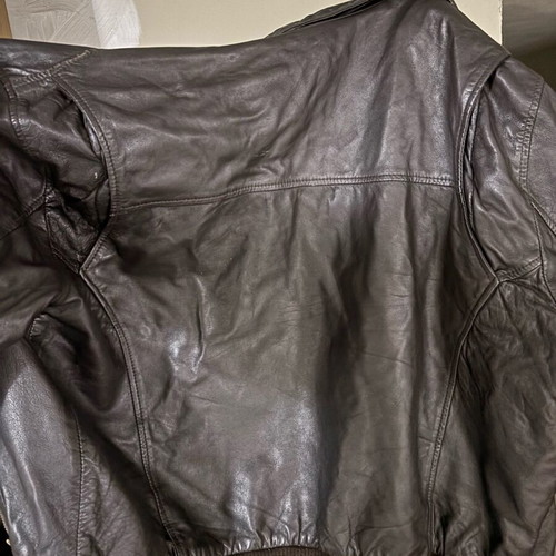 Berto Lucci leather jacket like new, size 3XL with many pockets