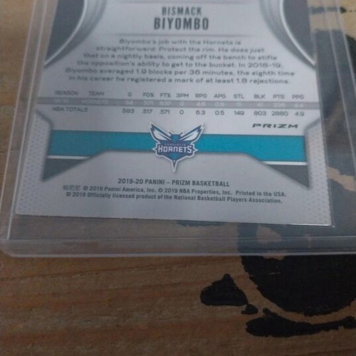 Bismack Biyombo Panini Prizm card like new