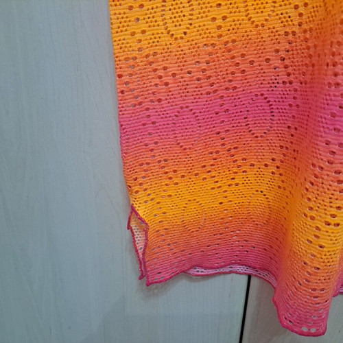 Calzedonia women's kaftan like new, pink and orange, size M