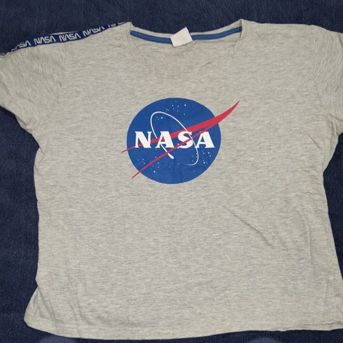 Set of 3 girls' crop T-shirts like new, wide fit, size 164 cm