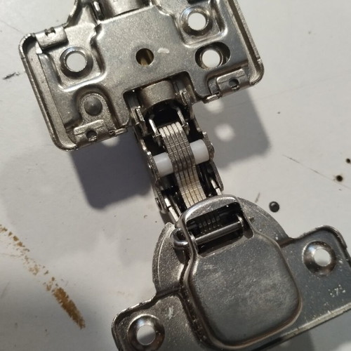 Hinges straight with brake new, pack of 25, GS Italy