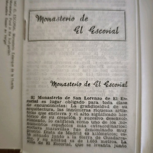 Spanish folding accordion card with religious theme like new