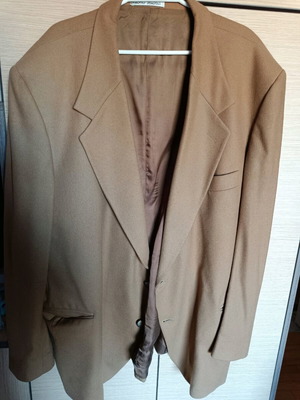 Men's vintage suede jacket brown tan like new