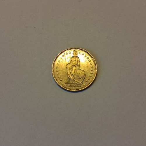 Swiss franc 1 Fr. 1988 used coin