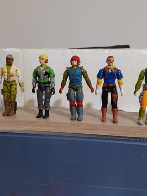 Gi Joe figures pack of 7 like new