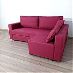 Καινουριος γωνιακος καναπές με διάσταση 1,95 Χ 1,40.