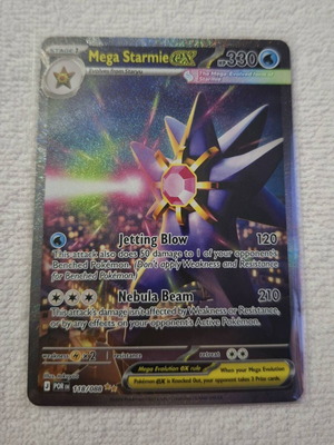 Mega Starmie Ex 118/088 Perfect Order κάρτα σαν καινούργιο