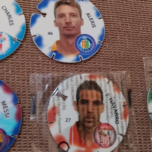 Cheetos La Liga 2013-14 Football Collectible Caps Set of 5 with Messi