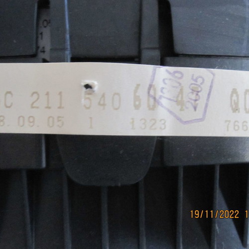 Mercedes W211 dashboard used