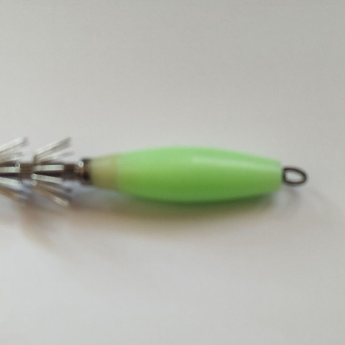 Mastro 6cm phosphorescent squid jigs new, lightweight with hard body