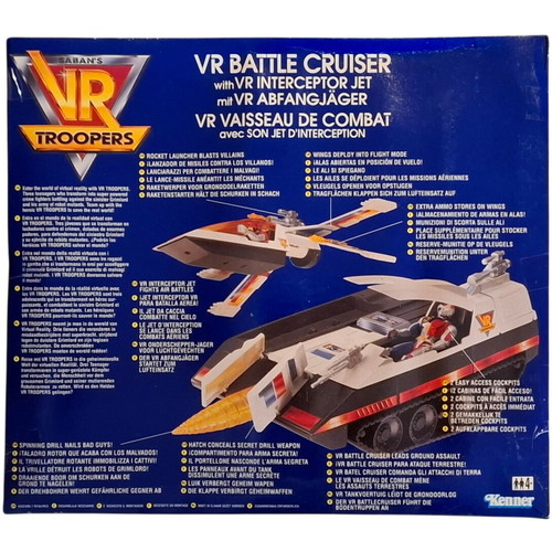 Kenner Saban's VR Troopers VR Battle Cruiser & VR Interceptor Jet new sealed box