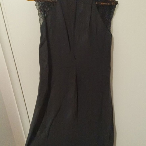 Mini black dress Regalinas like new, elegant shift with lace details