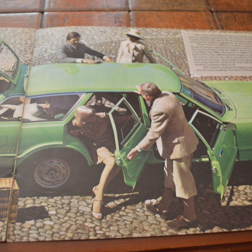 Ford Cortina front page vintage advertising brochure used