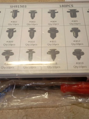 Car body clips new, mainly Japanese