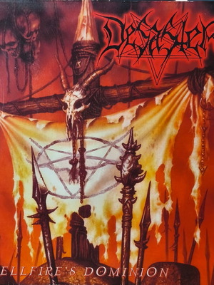 Desaster Hellfire's Dominion vinyl record used, metal