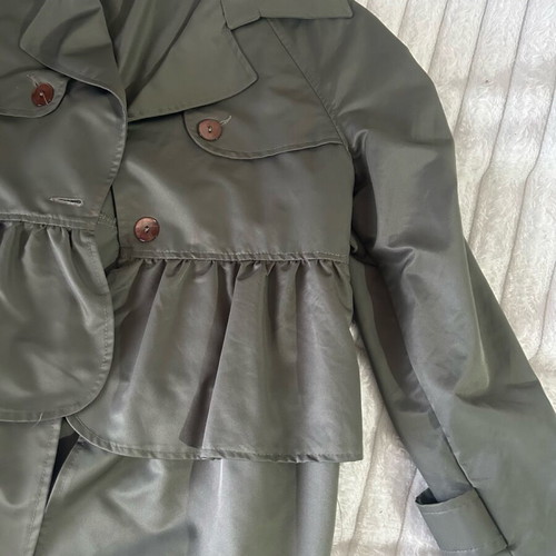 Camelot women's short khaki trench coat like new