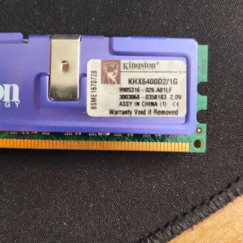 Kingston HyperX DDR2 4GB (1x4) KHX6400D2/1G used RAM