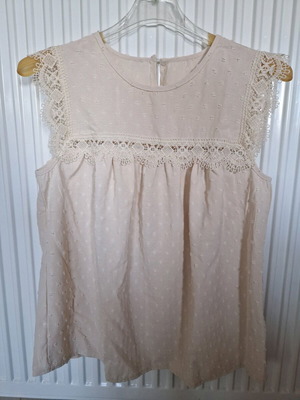 Shein blouse new, beige, size L